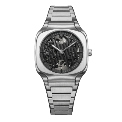 D1 Milano Watch Square Bracelet 37 Mm In Silver