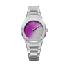 D1 Milano Watch Ultra Thin 30mm In Grey/silver/violet