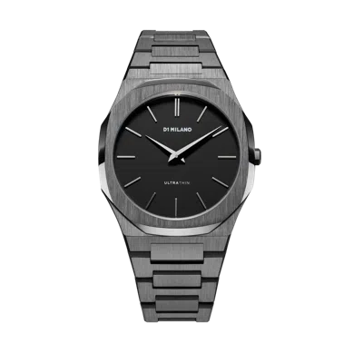 D1 Milano Ultra Thin 40mm In Black/gun Metal