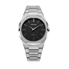 D1 Milano Ultra Thin 40mm In Black/silver