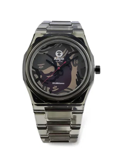 D1 Milano X Aape Polycarbon 39mm Watch In Green