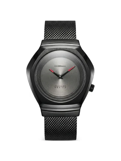 D1 Milano X Giugiaro Design 40mm Watch In Black