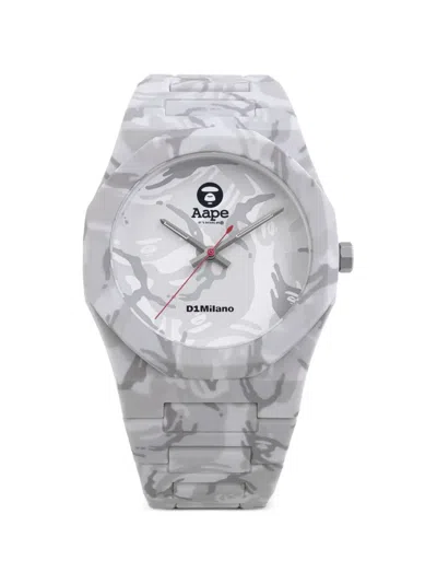 D1 Milano Xaape Polycarbon 39mm Watch In Metallic