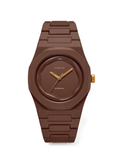 D1 Milano Xtonester Cursed By Milano 40.5mm Watch In Brown