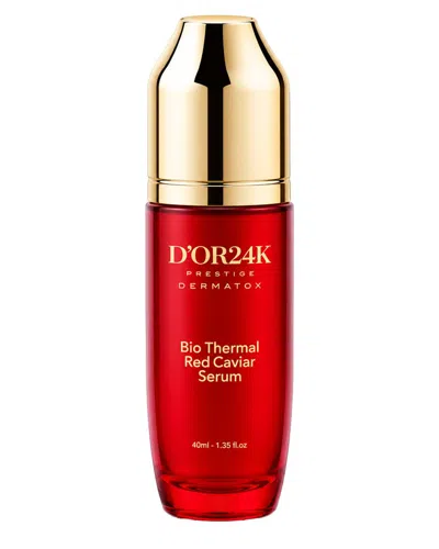 D24k 1.35oz Ultimate Dermatox Red Caviar Serum In Transparent