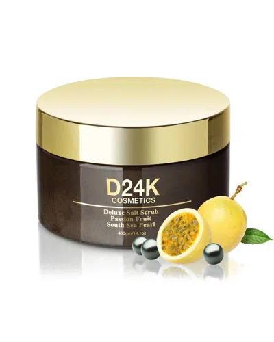 D24k 1oz Salt Scrub Passion Fruit In Transparent