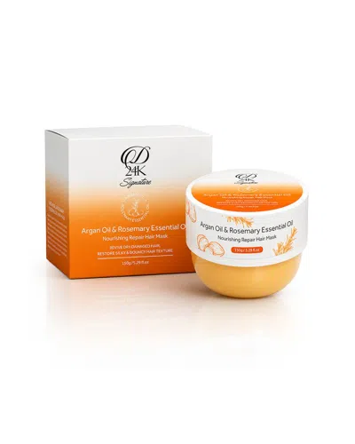 D24k 5.29oz Argan & Rosemary Repair Hair Mask In Transparent
