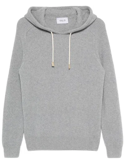 D4.0 Cashmere Hoodie In Grey