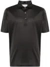 D4.0 Cotton Jersey Polo Shirt In Grey