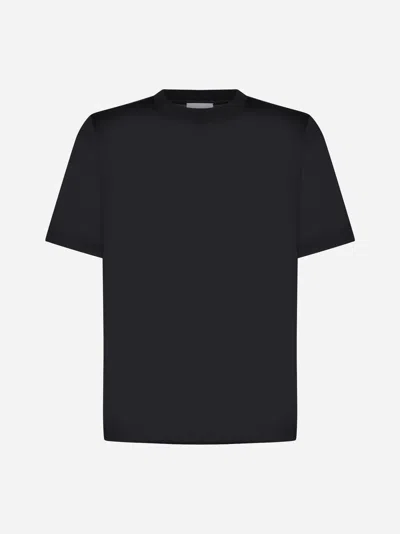 D4.0 Cotton T-shirt In Black
