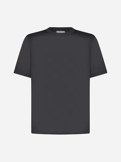 D4.0 Cotton T-shirt In Dark Brown