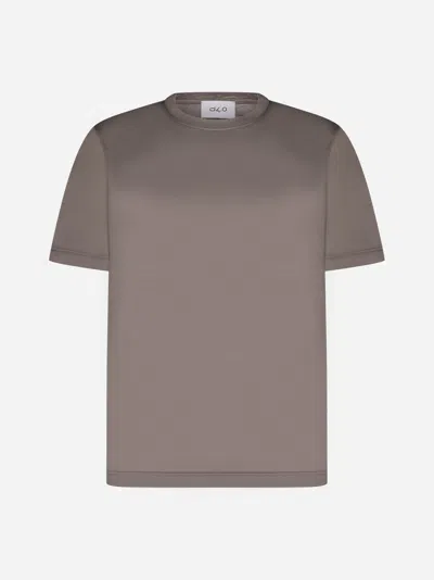 D4.0 Cotton T-shirt In Mud