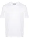 D4.0 Crew-neck Cotton T-shirt In White