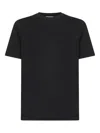 D4.0 Crew-neck Short-sleeve T-shirt In Black