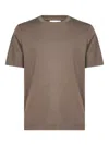 D4.0 Crew-neck Short-sleeve T-shirt In Brown