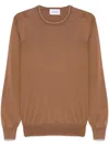D4.0 Crew-neck Sweater In Brown