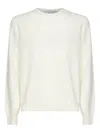 D4.0 Crew-neck Sweater In White