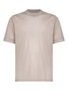 D4.0 Crew-neck T-shirt In Neutral