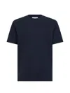 D4.0 Crew-neck T-shirt In Blue