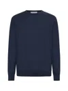D4.0 Man Turtleneck Blue Size 46 Virgin Wool In Blue