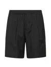 D4.0 Elasticated Drawstring Shorts In Black