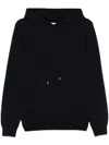 D4.0 Fine-knit Hoodie In Blue