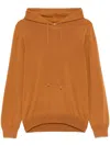 D4.0 Fine-knit Hoodie In Brown