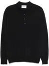 D4.0 Fine-knit Polo Shirt In Blue