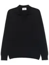 D4.0 Knitted Polo Shirt In Blue