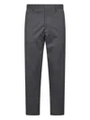 D4.0 Flap-pocket Belt-loops Trousers In Gray