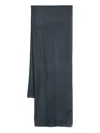 D4.0 Fringed Scarf In Blue