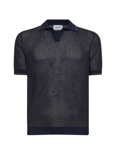 D4.0 Knitted T-shirt In Blue