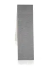 D4.0 Logo-patch Scarf In Neutrals