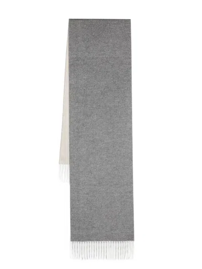 D4.0 Logo-patch Scarf In Neutrals
