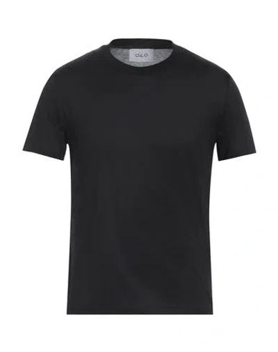 D4.0 Man T-shirt Black Size S Cotton