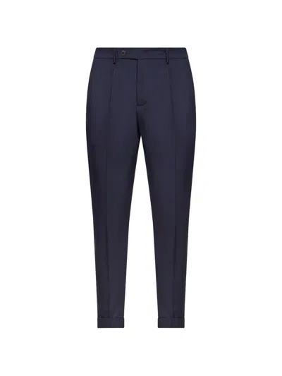 D4.0 Pleated Trousers In Blue