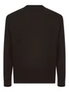 D4.0 Ribbed Crew Neck Sweater In Black