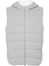 D4.0 Ribbed Gilet In Grey