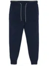 D4.0 Ribbed Track Pants In Blau