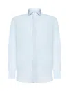 D4.0 Zephir Cotton Shirt In Blue