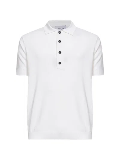 D4.0 Short Sleeve Polo Shirt In White