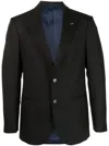 D4.0 Single-breasted Wool Blazer In Braun