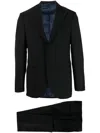 D4.0 Positano Wool Suit In Black