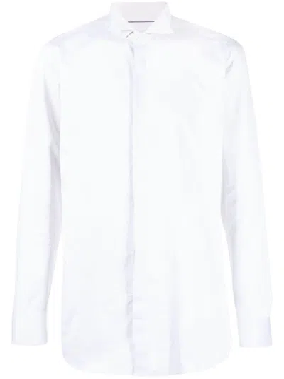 D4.0 SLIM-CUT COTTON SHIRT