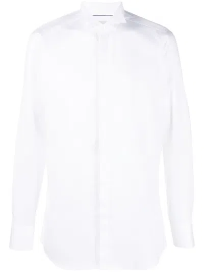 D4.0 SLIM-CUT COTTON SHIRT