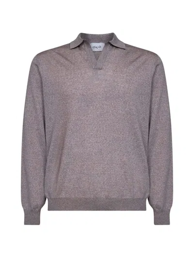 D4.0 Virgin Wool Long-sleeve T-shirt In Pink