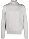 D4.0 Virgin Wool Roll-neck Jumper In Neutrals