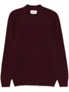 D4.0 Virgin Wool Sweater In Red
