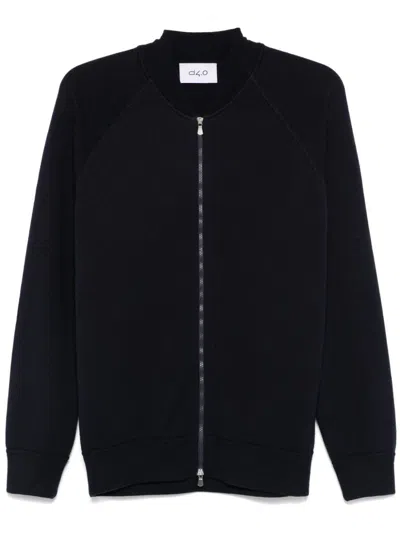 D4.0 Wool Cardigan In Blue