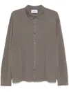 D4.0 Wool Cardigan In Grey